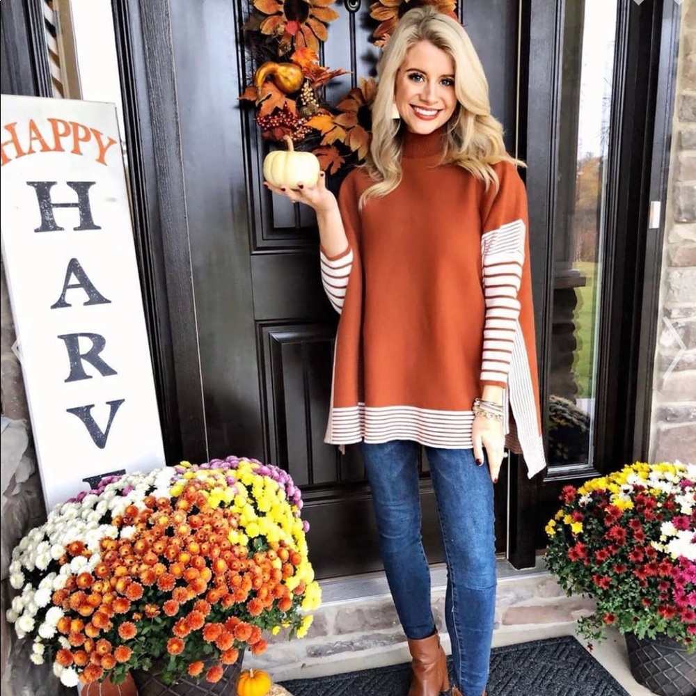 NWT knit cape sweater